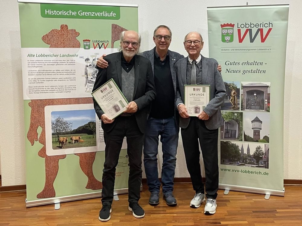 Foto: VVV: vl. Edmund Suthor, Ralf Stobbe, Harald Post